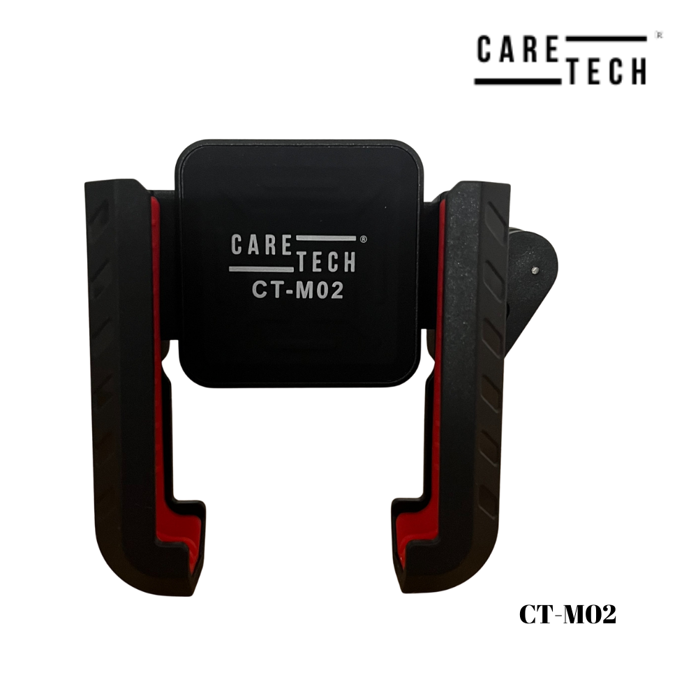 CARETECH CT-M02 Telefon Tutucu Tek Elle Kilitleme Klipsli Gidon Ayna Montaj Motosiklet Su geçirmez Üniversal