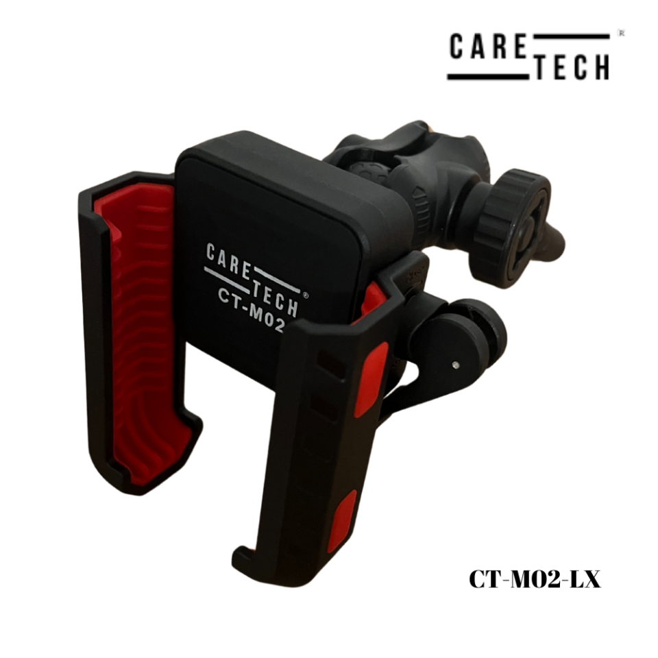 CARETECH CT-M02 LX Telefon Tutucu Gidon Ayna Montajlı Motosiklet Tek Elle Kilitleme Su geçirmez Üniversal