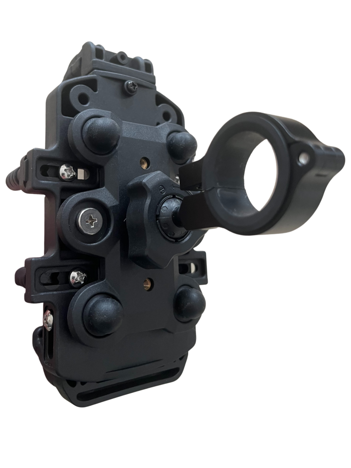 CARETECH CT-M05 Telefon Tutucu Titreşim Önleyici Motosiklet Gidon Ayna Montajlı 8 Pençeli Siyah Su geçirmez