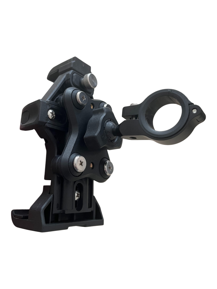 CARETECH CT-M06 Telefon Tutucu Titreşim Önleyici Aliminyum Motosiklet Gidon Ayna Montajlı Siyah Su Geçirmez