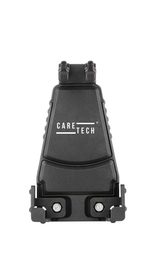 CARETECH CT-M07 Telefon Tutucu Titreşim Önleyici Motosiklet Gidon Ayna Montajlı Siyah Su Geçirmez