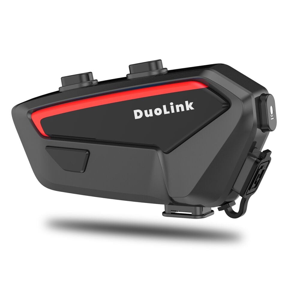 DuoLink X02 İnterkom Bluetooth 6 Kişi Grup Motosiklet Kulaklık Müzik Paylaşımı Kask Intercom Sesli Yanıt