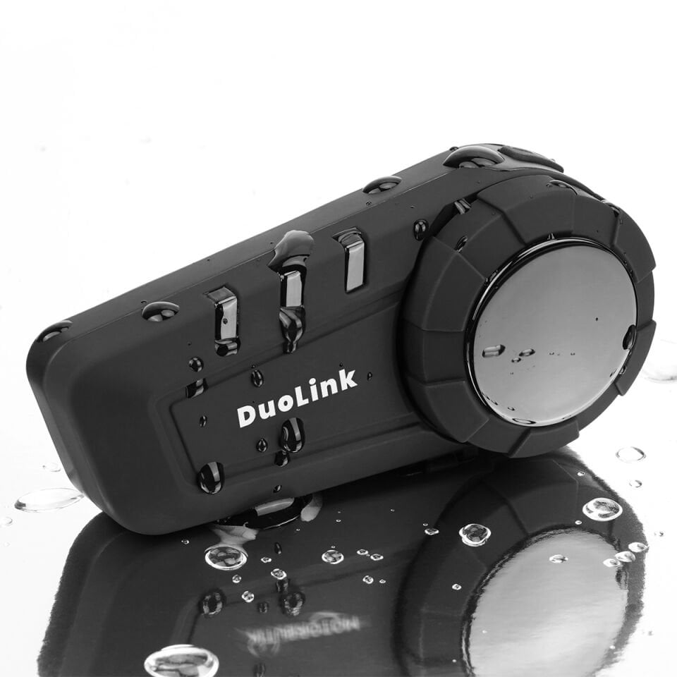 DuoLink X06 Pro İnterkom Bluetooth 6 Kişi Grup Motosiklet Kulaklık Müzik Paylaşımı Kask Intercom Sesli Yanıt