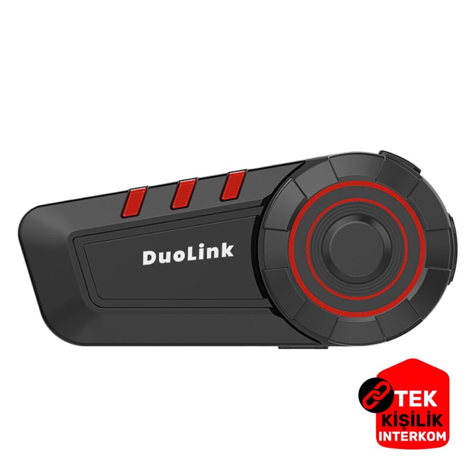 DuoLink X08 İnterkom Bluetooth Motosiklet Kulaklık Kask Intercom Akıllı Telefon Destekli Sesli Yanıt