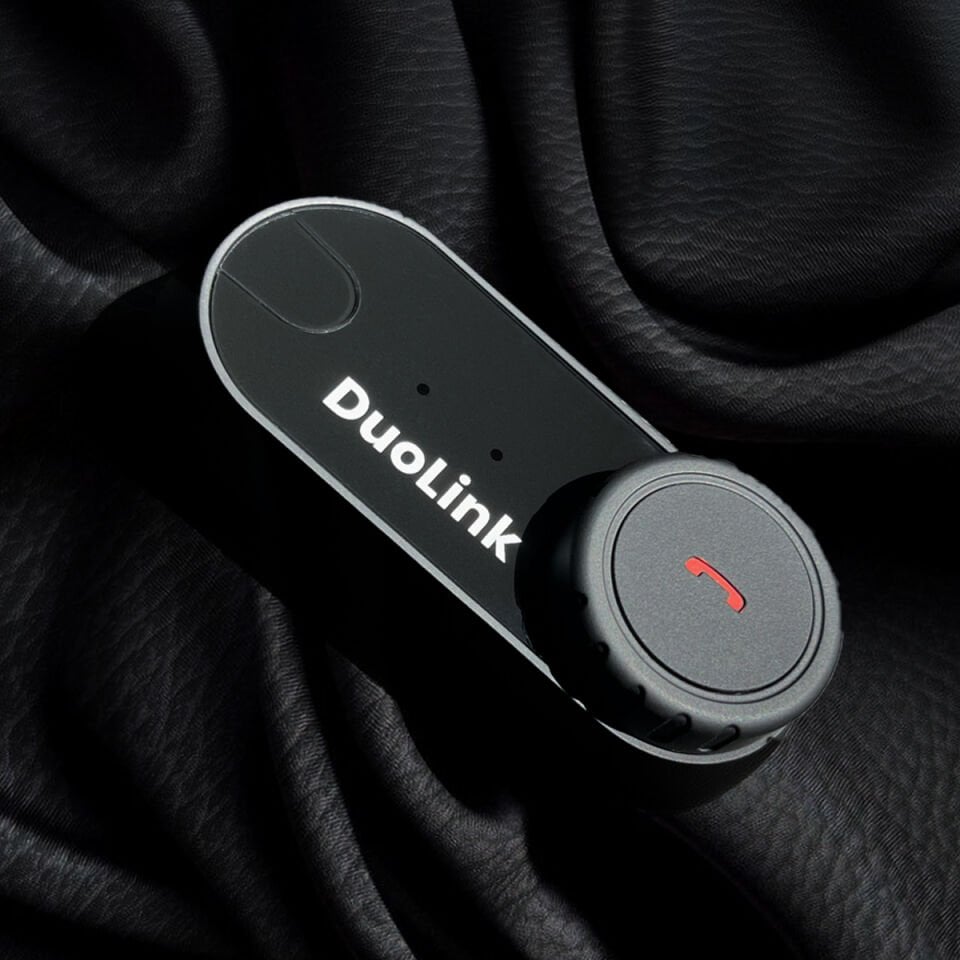 DuoLink X12 VB İnterkom Bluetooth 2-3 Kişi Grup Motosiklet Kask Kulaklık Müzik Paylaşım Intercom Sesli Yanıt