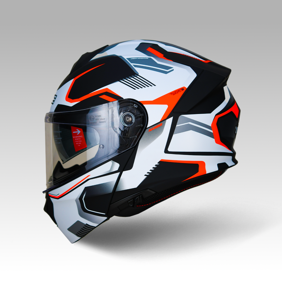 YOHE 935SV - MAT-ÇENE AÇILIR MOTOSİKLET KASKI