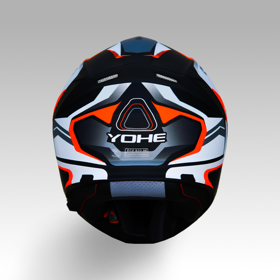 YOHE 935SV Kask Çene Açılır Motosiklet Mat Siyah Beyaz Çift Vizör UV Bluetooth Yuvalı ECE 22.06 MIPS