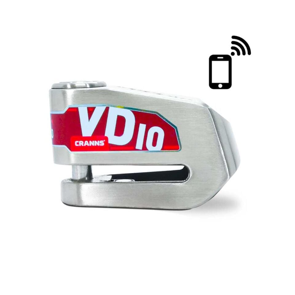 CRANNS VD10 ALARMLI MOTOSİKLET DİSK KİLİDİ BLUETOOTHLU HATIRLATMA KABLO HEDİYELİ