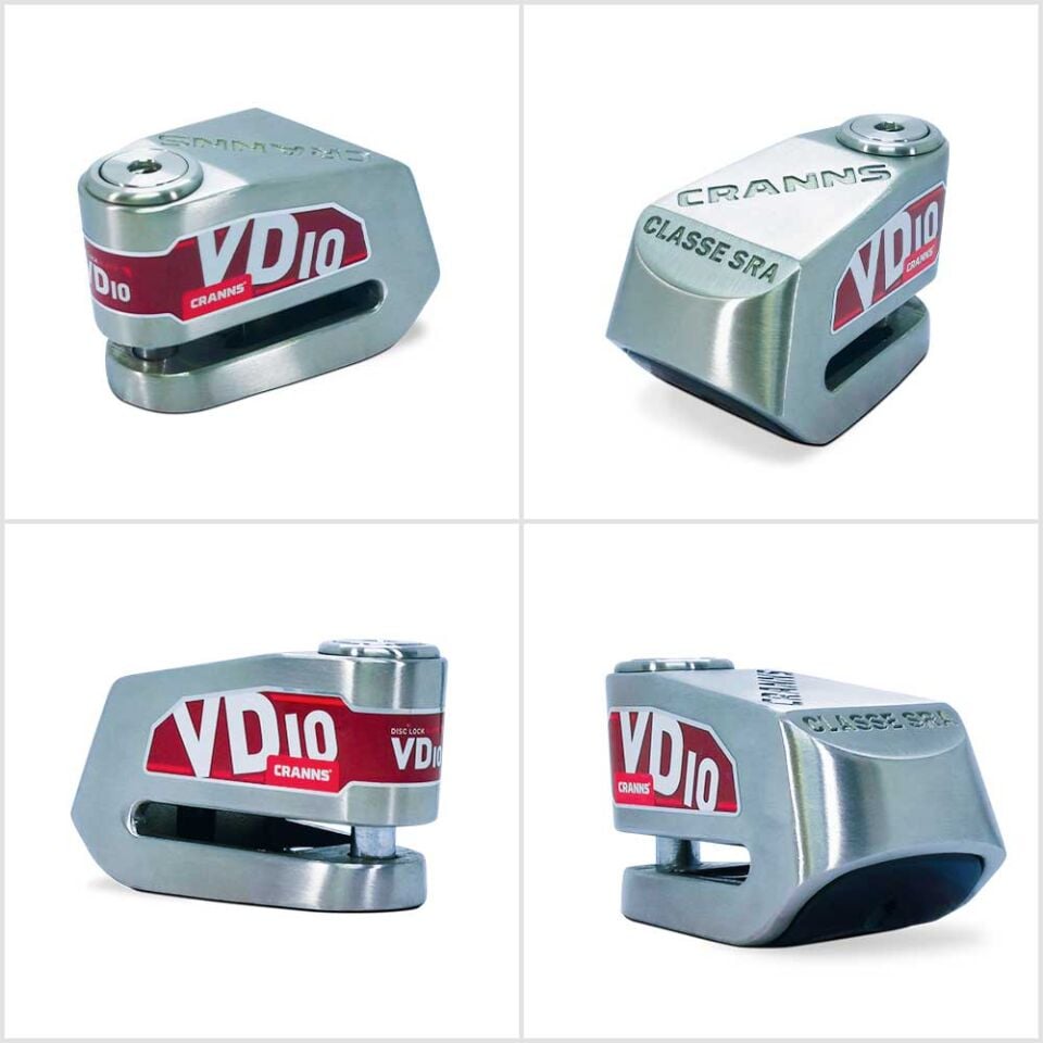 CRANNS VD10 Alarmlı Disk Kilidi Bluetooth App Kontrollü 304 Paslanmaz SRA Sertifikalı 10 mm Karbür PİM