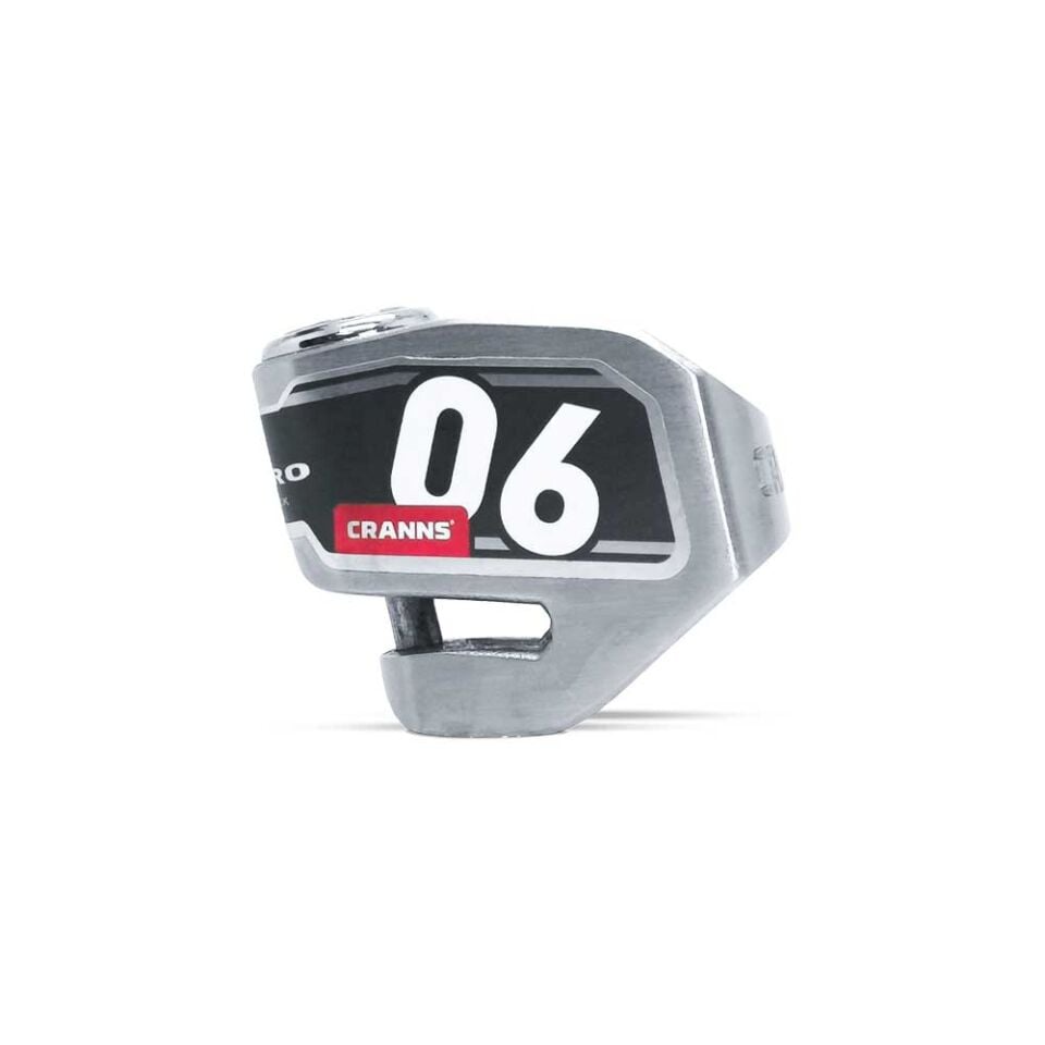 CRANNS ZERO6 Disk Kilidi Motosiklet Bisiklet Scooter 304 Paslanmaz Hatırlatma Kablolu 6mm Karbür PİM