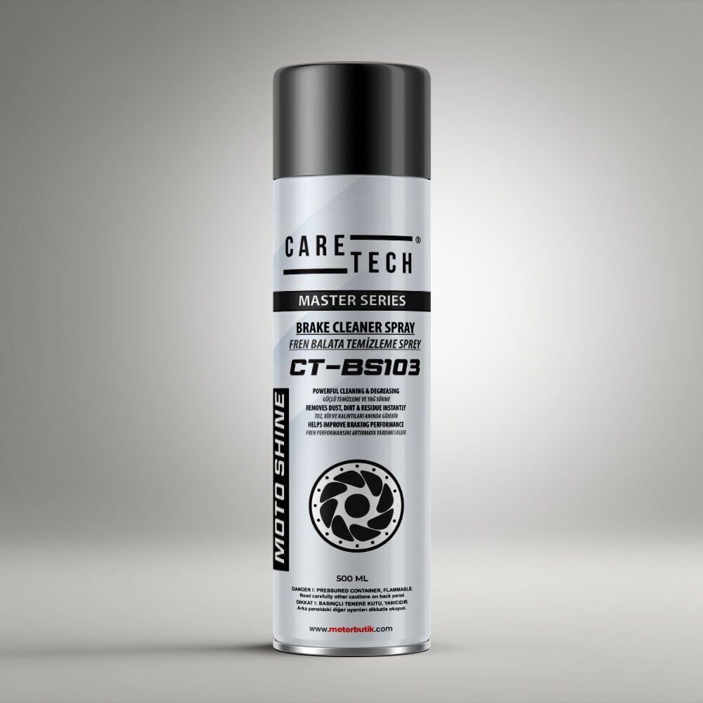 CARETECH CT-BS103 Fren Balata Temizleme Spreyi Motosiklet Bisiklet 400 ml
