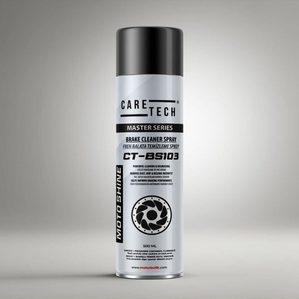 CARETECH CT-BS103 Fren Balata Temizleme Spreyi Motosiklet Bisiklet 400 ml