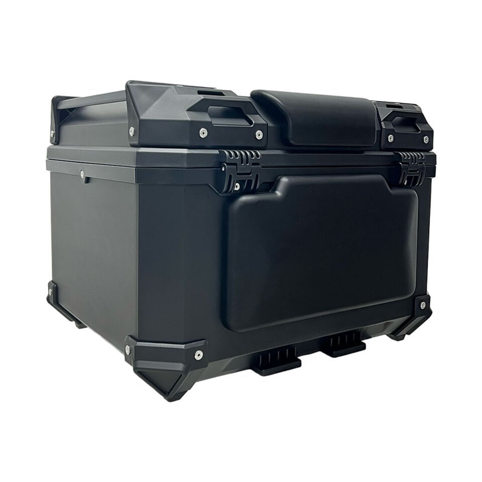 XT577-B 55 Litre Motosiklet Arka Çanta Siyah Su Geçirmez ABS Üniversal