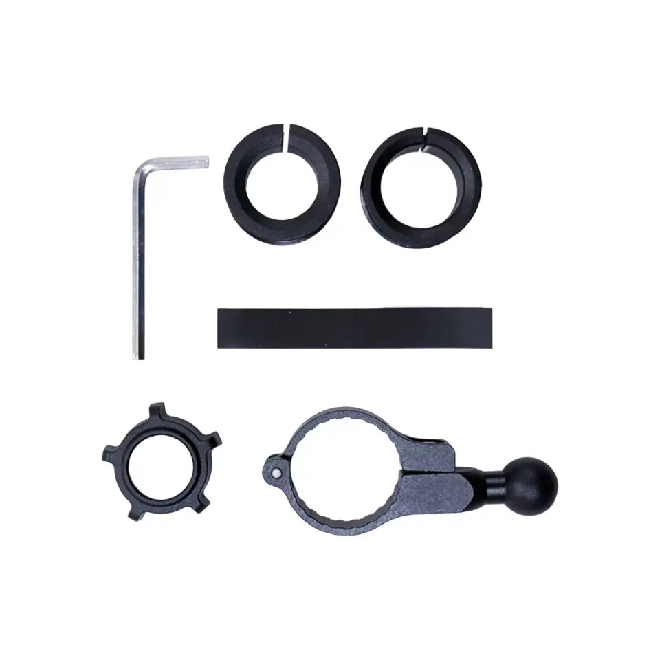 CARETECH CT-M16 Telefon Tutucu Titreşim Önleyicili Motosiklet Gidon Montajlı Klipsli Su Geçirmez Üniversal