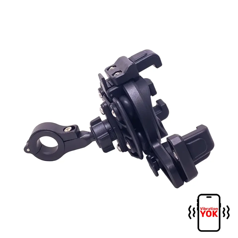 CT-M17 Telefon Tutucu Titreşim Özellikli Motosiklet Gidon Yatay Kullanım Su Geçirmez Üniversal