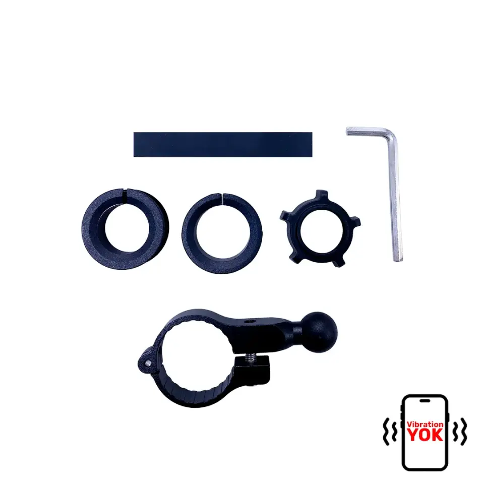 CT-M17 Telefon Tutucu Titreşim Özellikli Motosiklet Gidon Yatay Kullanım Su Geçirmez Üniversal