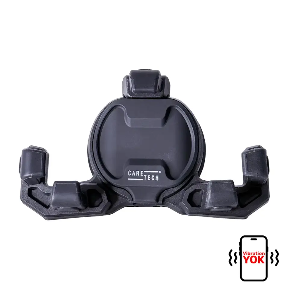 CARETECH CT-M20 Telefon Tutucu Titreşim Özellikli Motosiklet Gidon Yatay Kullanım Su Geçirmez Üniversal