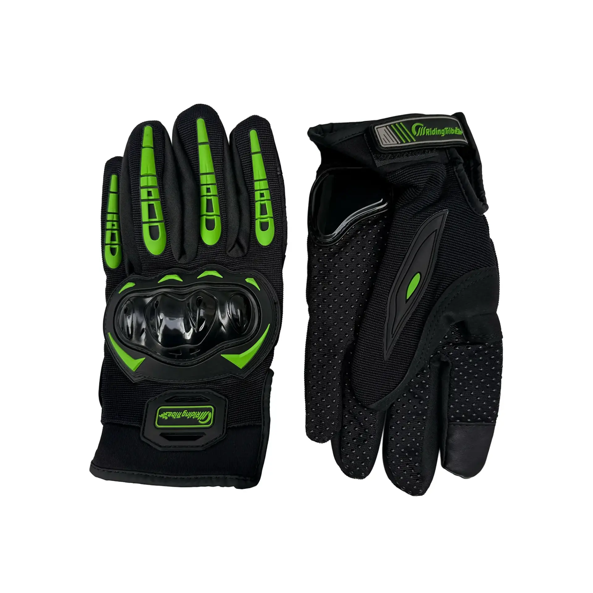 PRO BIKER MCS-17 Motosiklet Eldiveni – Dokunmatik, Korumalı, Kaymaz Avuç, YAZLIK, SİYAH/NEON YEŞİL