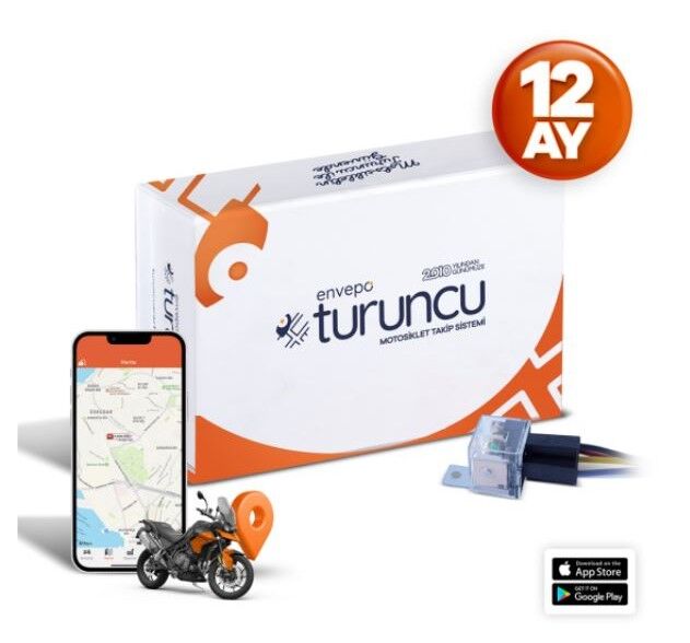TURUNCU MOTOSİKLET TAKİP CİHAZI 12 AY