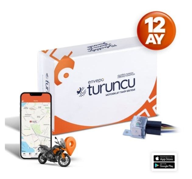 TURUNCU MOTOSİKLET TAKİP CİHAZI 12 AY