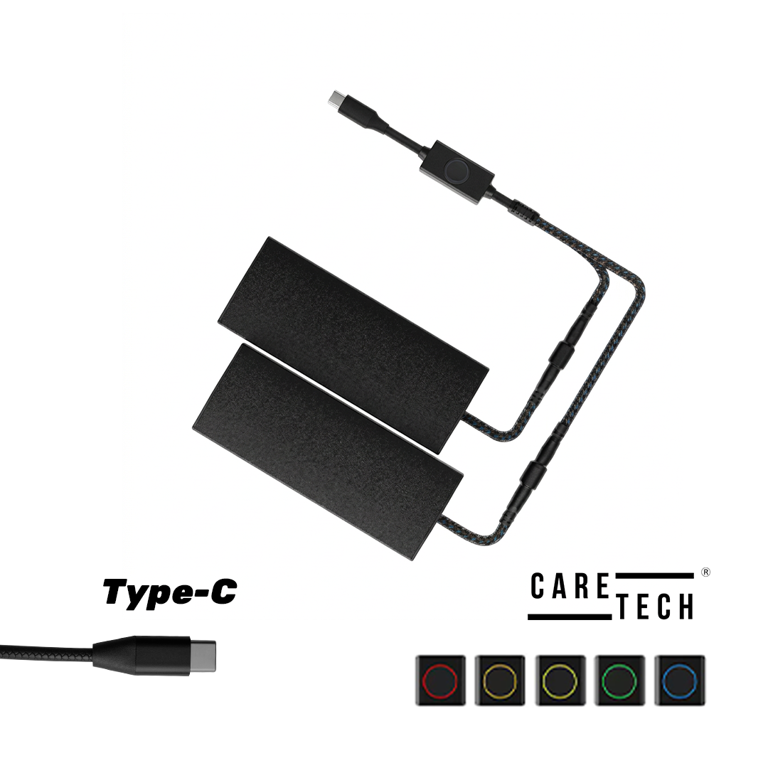 CARETECH CT-E2068 TYPE/C Girişli Motosiklet Gidon Üstüne Geçirmeli Elcik Isıtma 5 kademli