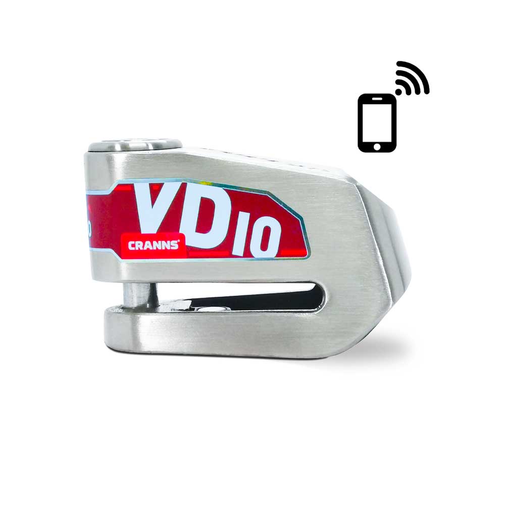 CRANNS VD10 ALARMLI MOTOSİKLET DİSK KİLİDİ BLUETOOTHLU HATIRLATMA KABLO HEDİYELİ