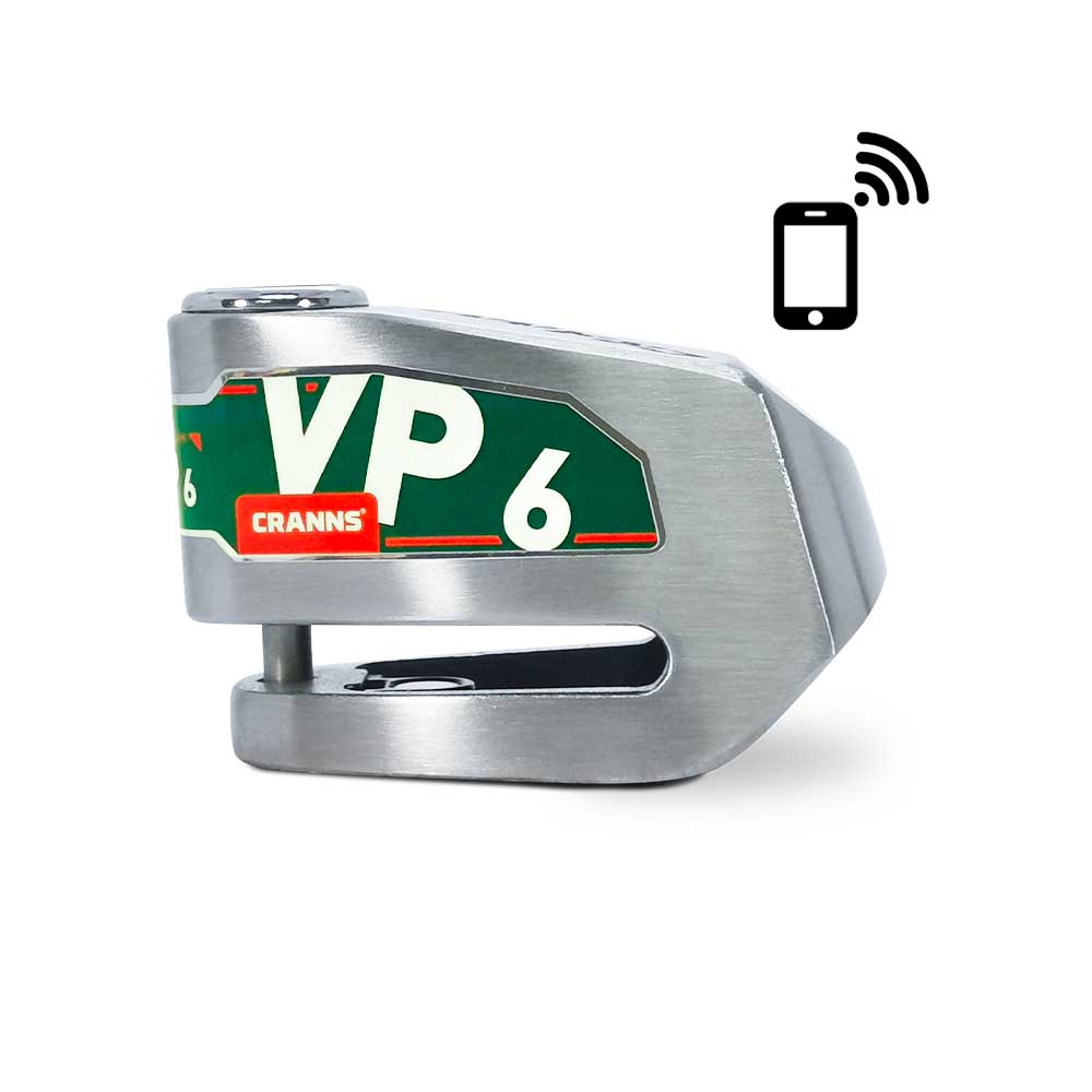 CRANNS VP6 ALARMLI MOTOSİKLET DİSK KİLİDİ BLUETOOTHLU HATIRLATMA KABLO HEDİYELİ